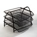 Alba+Sliding+Letter+Tray+-+Black+-+Metal+-+1+Each