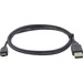Kramer USB 2.0 A (M) to Mini-B 4-pin (M) Cable - 10 ft Mini USB/USB Data Transfer Cable for Peripheral Device, External Hard Drive, Camera, Computer - First End: 1 x USB 2.0 Type A - Male - Second End: 1 x 5-pin Mini USB Type B - Male - 480 Mbit/s - Nicke