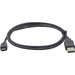 Kramer USB 2.0 A (M) to Mini-B 4-pin (M) Cable - 15.09 ft USB/USB Mini-B Data Transfer Cable for Computer, Peripheral Device, Camera, External Hard Drive - First End: 1 x USB 2.0 Type A - Male - Second End: 1 x 5-pin Mini USB 2.0 Type B - Male - 480 Mbit/