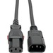 Eaton Tripp Lite Series Power Extension Cord, Locking C13 to C14 PDU Style - 10A, 250V, 18 AWG, 10 ft. (3.05 m) - For Computer, Server, Printer, Monitor, PDU, UPS, PC - 250 V AC Voltage Rating - 10 A Current Rating - Black