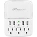 Compucessory Wall Charger Surge Protector - 4 x USB - 540 J - Wall Mountable