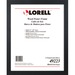 Lorell Poster Frame - 16" x 20" Frame Size - Rectangle - Horizontal, Vertical - 1 Each - Black