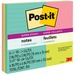 Post-it Super Sticky Notes - Supernova Neons Color Collection - 3" x 3" , 4" x 6" - Square, Rectangle - 90 Sheets per Pad - Aqua Splash, Acid Lime, Tropical Pink, Iris Infusion - Paper - Sticky, Recyclable - 9 / Pack