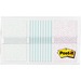 Post-it Printed Flags - 60 x Assorted Pastel - 1" x 1 3/4" - 30 Sheets per Pad - Green, Blue, Pink - Self-adhesive, Sticky, Removable, Writable - 60 / Pack