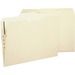 Business Source 1/3 Tab Cut Legal Recycled Fastener Folder - 8 1/2" x 14" - 1 Fastener(s) - Manila - 10% Recycled - 50 / Box