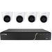 Speco 4 Channel Surveillance Kit with Four 5MP IP Cameras - 1 TB HDD - Network Video Recorder, Camera - 2592 x 1944 Camera Resolution - HDMI