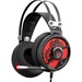 Bloody Gaming Chronometer M660 Headset - Stereo - Mini-phone (3.5mm) - Wired - 16 Ohm - 20 Hz - 20 kHz - Over-the-head - Binaural - Circumaural - 4.27 ft Cable - Omni-directional, Noise Cancelling Microphone - Black/Red