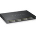 ZYXEL 48-port GbE Smart Managed PoE Switch - 50 Ports - Manageable - 4 Layer Supported - Modular - 6 SFP Slots - 375 W PoE Budget - Twisted Pair, Optical Fiber - PoE Ports - Rack-mountable - Lifetime Limited Warranty