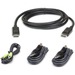ATEN DisplayPort Audio/Video Cable-TAA Compliant - 10 ft DisplayPort A/V Cable for Audio/Video Device - First End: DisplayPort Digital Audio/Video