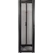 APC by Schneider Electric NetShelter SX AR3100X877 Rack Cabinet - For Server - 42U Rack Height - Black