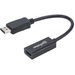 Manhattan DisplayPort 1.1 to HDMI Adapter Cable, 1080p@60Hz, Male to Female, Black, DP With Latch, Not Bi-Directional, Three Year Warranty, Polybag - DisplayPort/HDMI A/V Cable for Audio/Video Device, Projector, Monitor - First End: 1 x 20-pin DisplayPort