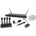 ClearOne WS840 4-Channel Wireless Microphone System Receiver - 573 MHz to 599 MHz Operating Frequency - 300 ft Operating Range