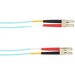 Black Box Colored Fiber OM4 50/125 Multimode Fiber Optic Patch Cable - LSZH - 19.69 ft Fiber Optic Network Cable for Network Device - First End: 2 x LC Network - Male - Second End: 2 x LC Network - Male - 10 Gbit/s - Patch Cable - LSZH - 50/125 µm -