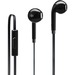 iStore Classic Fit Earbuds (Glossy Black) - Glossy Black - Mini-phone (3.5mm) - Wired - Earbud - 4.33 ft Cable