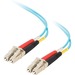 Quiktron 10m Value Series LC SC 10G Duplex PVC Fiber Cable - 32.81 ft Fiber Optic Network Cable for Network Device, Transceiver - First End: 2 x LC Network - Male - Second End: 2 x SC Network - Male - 10 Gbit/s - Patch Cable - 50/125 µm - Aqua