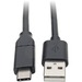 Eaton Tripp Lite Series USB-A to USB-C Cable, USB 2.0, 3A Rating, USB-IF Certified, (M/M), 13 ft. (3.96 m) - Thunderbolt 3 for Computer, Mobile Phone, Car Charger, Wall Charger, Hard Drive, Charger, Hub, Tablet, MacBook, Ultrabook, Chromebook, ... - 60 MB