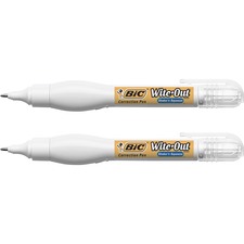BIC Wite-Out Shake 'N Squeeze Correction Pen - 8 mL - Fast-drying - 2 Pack 