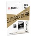EMTEC Gold+ 64 GB Class 10/UHS-I (U1) microSDXC - 1 Pack - 85 MB/s Read - 21 MB/s Write - 1 Year Warranty