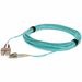 AddOn .3m LC (Male) to SC (Male) Aqua OM4 Duplex Fiber OFNR (Riser-Rated) Patch Cable - 100% compatible and guaranteed to work