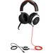 Jabra EVOLVE 80 UC Headset - Stereo - Mini-phone (3.5mm), USB Type C - Wired - Over-the-head - Binaural - Circumaural - Noise Canceling - Black