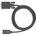 VisionTek DisplayPort to VGA 2 Meter Cable (M/M) - DisplayPort to VGA Active cable - DP to VGA Cable Male to Male 2 meter 6.6 ft Active (1920x1080) 60 Hz