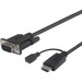 VisionTek HDMI to VGA 2M Active Cable (M/M) - HDMI to VGA Cable - Male to Male 2 Meter 6.6 Feet (1920x1080) Digital to Analog