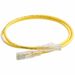Ortronics 28awg Reduced diameter C6A/10G channel cord Yellow 25FT - 25 ft Category 6a Network Cable for Network Device - First End: 1 x RJ-45 Network - Male - Second End: 1 x RJ-45 Network - Male - 28 AWG - Yellow