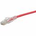 Ortronics 28awg Reduced diameter C6A/10G channel cord Red 3FT - 3 ft Category 6a Network Cable for Network Device - First End: 1 x RJ-45 Network - Male - Second End: 1 x RJ-45 Network - Male - 28 AWG - Red