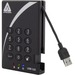 Apricorn Aegis Padlock 16 TB Solid State Drive - External - USB 3.0