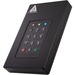 Apricorn Aegis Fortress 5 TB Hard Drive - External - USB 3.0