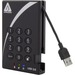 Apricorn Aegis Padlock 16 TB Solid State Drive - External - USB 3.0
