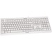 CHERRY KC 1000 Keyboard - Cable Connectivity - 105 Key Calculator, Email, Browser, Sleep Hot Key(s) - Windows - LPK Keyswitch - Light Gray
