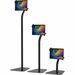 CTA Digital Premium Security Swan Neck Stand for 7-14 Inch Tablets - Up to 14" Screen Support - 11.5" Width x 14" Depth - Floor Stand - Metal