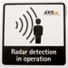 AXIS Radar Detection Sticker - 10 Piece