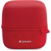 Verbatim Bluetooth Speaker System - Red - 100 Hz to 20 kHz - TrueWireless Stereo - Battery Rechargeable - 1 Pack