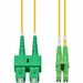 AddOn 10m ALC to ASC Yellow OS2 Duplex OFNR (Riser-Rated) SMF Fiber Patch Cable - 32.81 ft Fiber Optic Network Cable for Network Device - First End: 2 x ALC Network - Male - Second End: 2 x ASC Network - Male - Patch Cable - Riser - 9/125 µm - Yello