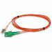 AddOn Fiber Optic Duplex Patch Network Cable - 9.84 ft Fiber Optic Network Cable for Transceiver, Network Device - First End: 2 x LC Network - Male - Second End: 2 x LC Network - Male - 10 Gbit/s - Patch Cable - Riser, OFNR - 50/125 µm - Orange - 1.