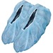 Ronco Shoe Covers Disposable Blue XL 100/PK - Recommended for: Hospital, Carpentry, Food Service, Food Processing, Kitchen, Laboratory, Clinic, Dental, Bakery - Extra Large Size - Dust, Splash, Contaminant, Light, Particulate, Dirt, Mud, Scuff Mark Protec