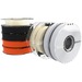 MakerBot PLA Mixed Pack 6 PLA, 3 PVA - True Black, True White, True Orange - 68.9 mil Filament - 1.65" Spool Width - 8.60" Spool Diameter