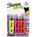 Sharpie Clear View Highlighters, Assorted Colors, Pack Of 3 Sharpies - Chisel Marker Point Style - Orange - 3 Pack