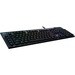 Logitech G815 Lightsync RGB Mechanical Gaming Keyboard - Cable Connectivity - USB Interface Volume Control, Play/Pause, Skip, Mute, G-Key Hot Key(s) - English - PC, Windows, Mac OS - Mechanical Keyswitch - Black