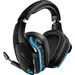 Logitech G935 Wireless 7.1 Surround Lightsync Gaming Headset - Stereo - USB, Mini-phone (3.5mm) - Wired/Wireless - 65.6 ft - 5 Kilo Ohm - 20 Hz - 20 kHz - Over-the-head - Binaural - Circumaural - Cardioid, Uni-directional Microphone - Black, Blue