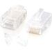 C2G RJ45 Cat5E Modular Plug (with Load Bar) for Round Solid/Stranded Cable - 10pk - RJ-45