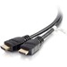 C2G 15ft 4K HDMI Cable - Active High Speed HDMI Cable - CL-3 Rated - 60Hz - 15 ft HDMI A/V Cable for Audio/Video Device, DVD Player, Blu-ray Player, TV - First End: 1 x HDMI Male Digital Audio/Video - Second End: 1 x HDMI Male Digital Audio/Video - 18 Gbi