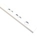 Wiremold 25DTP Series Steel Tele-Power Pole Cover - Ivory - Steel