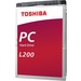 Toshiba-IMSourcing L200 2 TB Hard Drive - 2.5" Internal - SATA (SATA/600) - Notebook Device Supported - 5400rpm - Bulk