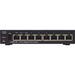 Cisco SG250-08 8-Port Gigabit Smart Switch - 8 Ports - Manageable - Gigabit Ethernet - 1000Base-T - 2 Layer Supported - Twisted Pair - Rack-mountable - Lifetime Limited Warranty