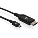IOGEAR USB-C to DisplayPort 4K Cable, 6.6 Ft (2m) - 6.56 ft DisplayPort/USB A/V Cable for Tablet, Projector, MAC, PC, iPad Pro, Home Theater System, Monitor, Notebook - First End: 1 x DisplayPort 1.2 Digital Audio/Video - Male - Second End: 1 x USB Type C