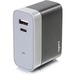 C2G USB C Wall Charger - USB C and USB A Wall Charger - 120 V AC, 230 V AC Input - 5 V DC/5.40 A Output