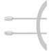 Kanex Premium DuraBraid USB-C to Lightning Cable - For iPhone, iPad, iPod, MacBook, MacBook Pro, iMac - Silver - 3.94 ft Cord Length